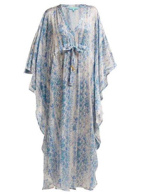 Matchesfashion.com Melissa Odabash - Robin Python Print Kaftan - Womens - Python
