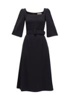 Matchesfashion.com Goat - Jubilee Wool-crepe Dress - Womens - Navy