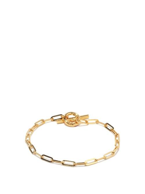 Matchesfashion.com Otiumberg - Love 14kt Gold-vermeil Chain Bracelet - Womens - Yellow Gold
