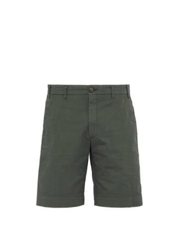 Matchesfashion.com J.w. Brine - Chris Cotton Blend Shorts - Mens - Green