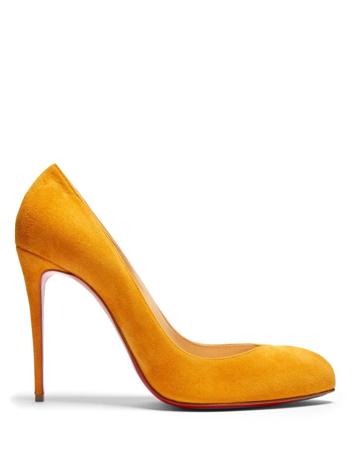 Christian Louboutin Breche 100 Suede Pumps