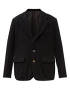 Undercover - Shawl-lapel Wool-jersey Blazer - Mens - Black