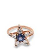 Selim Mouzannar Sapphire, Diamond & Rose-gold Ring
