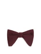 Matchesfashion.com Gucci - Logo-jacquard Silk-faille Bow Tie - Mens - Burgundy