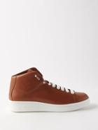 New Standard - Flight Leather High-top Trainers - Mens - Brown
