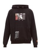 Matchesfashion.com Heron Preston - Nasa Print Hooded Cotton Sweatshirt - Mens - Black Multi