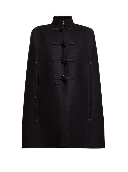 Matchesfashion.com Saint Laurent - High Neck Cape - Womens - Black