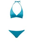 Matchesfashion.com Eres - Gang & Fripon Halterneck Bikini - Womens - Blue