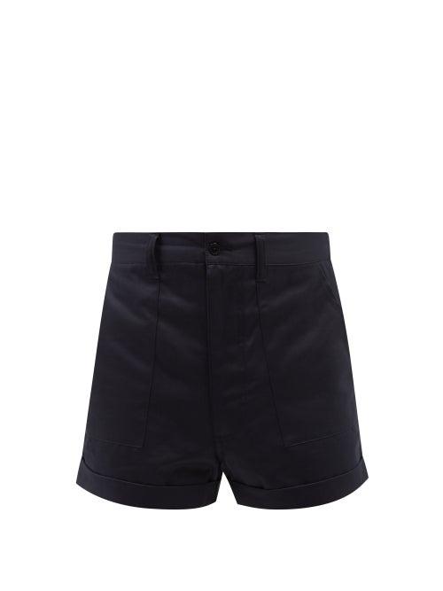 E. Tautz - Cotton-twill Shorts - Mens - Navy