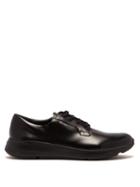 Matchesfashion.com Prada - Rubber Sole Leather Derby Shoes - Mens - Black