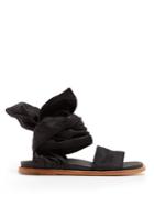 Marques'almeida Checked-jacquard Wrap Sandals