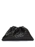 Ladies Bags Bottega Veneta - The Pouch Intrecciato Leather Clutch - Womens - Black
