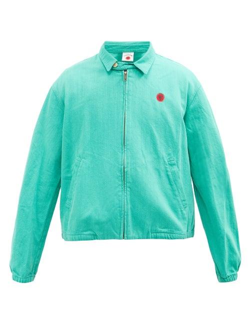 Icecream - Soft Serve Cotton-twill Jacket - Mens - Green