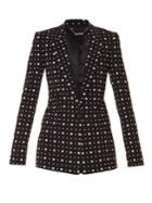 Givenchy Micro Geometric-print Tailored Jacket