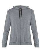 Derek Rose Marlowe Zip-up Jersey Hooded Sweatshirt