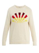 Stella Mccartney Intarsia-knit Cotton-blend Sweater
