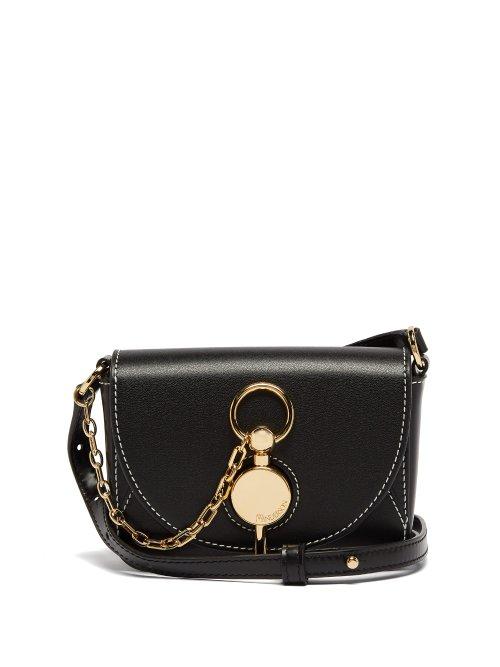 Matchesfashion.com Jw Anderson - Keyts Mini Leather Cross Body Bag - Womens - Black