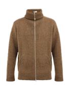 Matchesfashion.com Isabel Marant - Marcus Roll-neck Wool-blend Cardigan - Mens - Brown