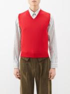 Maryam Nassir Zadeh - Apollo Wool-blend Sweater Vest - Mens - Red