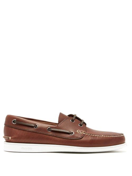 Matchesfashion.com Church's - Marske Leather Deck Shoes - Mens - Brown