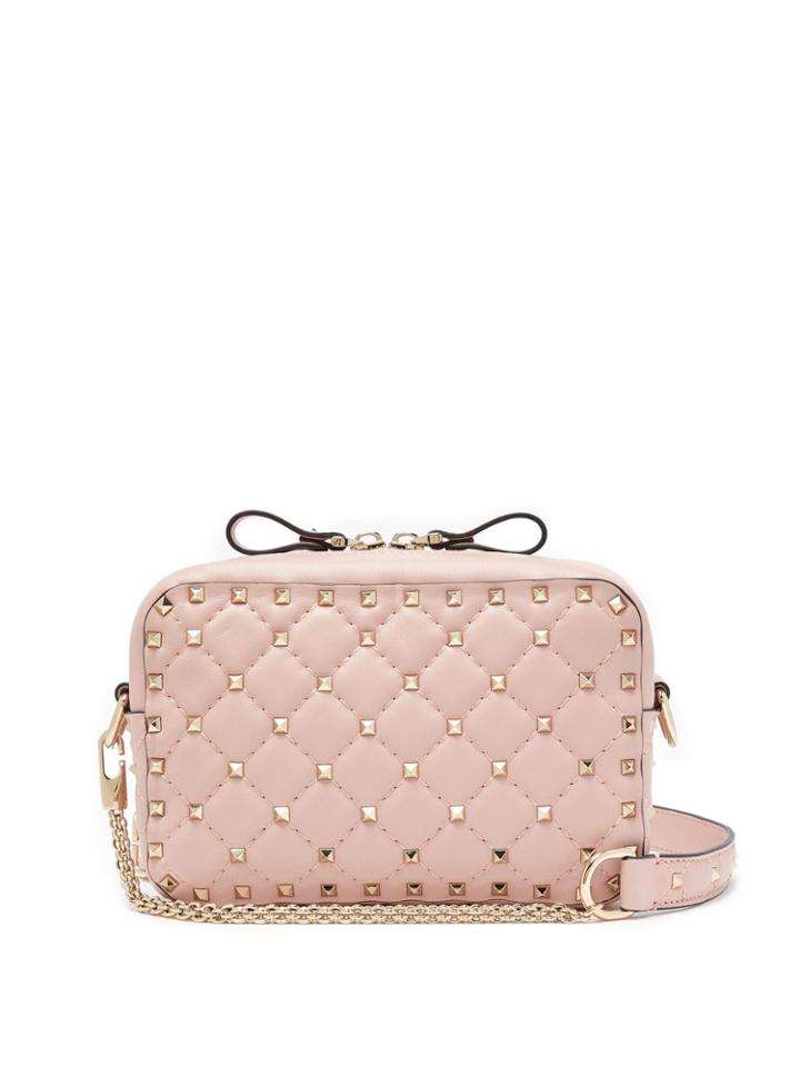 Valentino Rockstud Spike Leather Cross-body Bag
