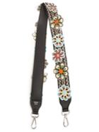 Fendi Strap You Floral-macram Leather Bag Strap