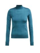 Matchesfashion.com Givenchy - Striped Ribbed Knit Sweater - Womens - Blue