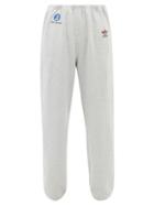 Adidas X Wales Bonner - Cotton-jersey Track Pants - Womens - Grey