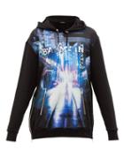 Matchesfashion.com Balmain - City Print Cotton Hooded Sweatshirt - Mens - Multi