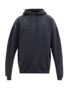 Raey - Oversized Recycled-cotton Blend Hooded Sweatshirt - Mens - Dark Navy