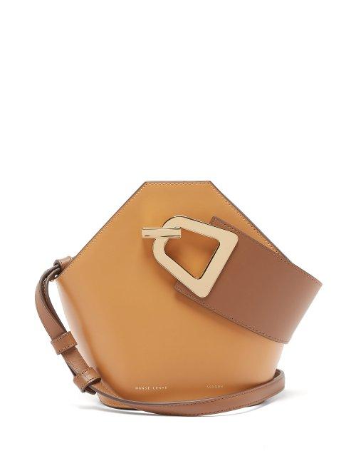 Matchesfashion.com Danse Lente - Johnny Mini Leather Bucket Bag - Womens - Tan