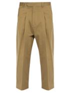 Matchesfashion.com Haider Ackermann - Straight Leg Cotton Trousers - Mens - Beige