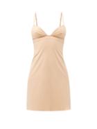 Ladies Lingerie Eres - Silhouette Jersey Slip Dress - Womens - Tan