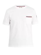 Matchesfashion.com Moncler - Chest Pocket Cotton Piqu T Shirt - Mens - White