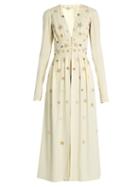Attico Cher Star-embellished Crepe Dress