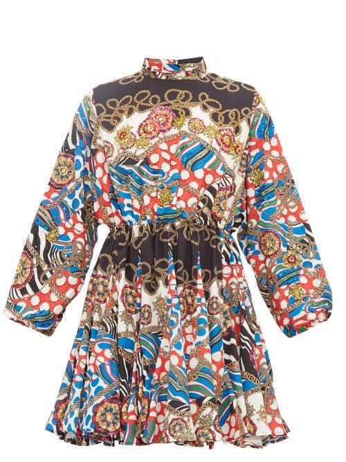 Matchesfashion.com Rhode - Caroline Mini Dress - Womens - Cream Multi