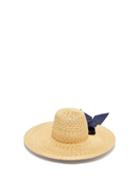 Matchesfashion.com Lola Hats - Incognito Natural Raffia Hat - Womens - Navy