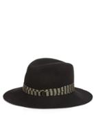 Maison Michel Henrietta Rabbit-fur Felt Hat