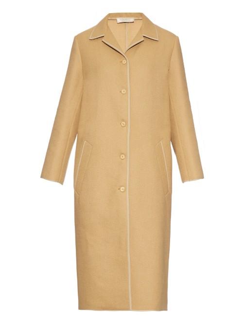 Nina Ricci Single-breasted Wool-blend Coat