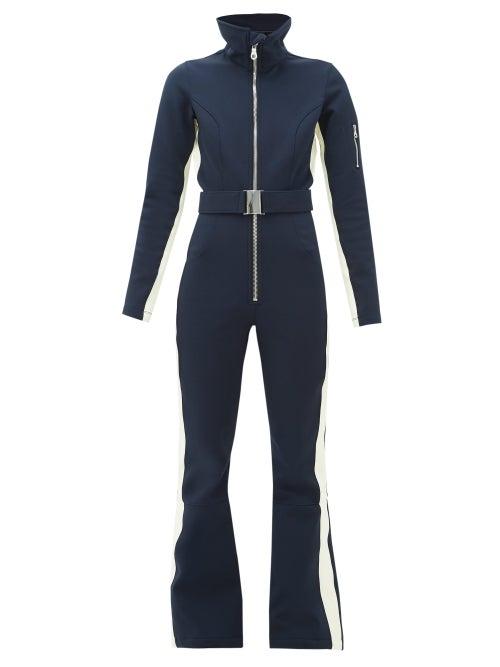 Matchesfashion.com Cordova - Aspen High-neck Flared-leg Ski Suit - Womens - Indigo