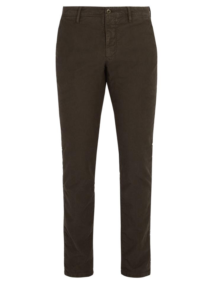 Incotex Slim Fit Cotton Blend Chino Trousers