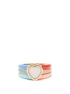 Alison Lou - Funky Heart Opal & 14kt Gold Ring - Womens - Multi