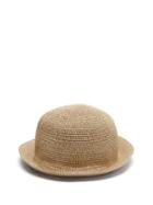 Matchesfashion.com Reinhard Plank Hats - Genia Woven Cotton Hat - Womens - Beige