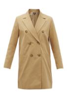 Matchesfashion.com A.p.c. - Colette Cotton-gabardine Double-breasted Jacket - Womens - Camel