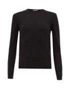 Matchesfashion.com Giuliva Heritage Collection - The Esthia Virgin Wool Sweater - Womens - Black