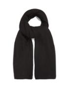 Matchesfashion.com Raey - Sheer Knitted Cashmere Scarf - Womens - Black