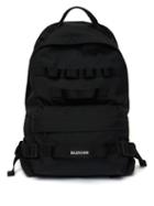 Balenciaga - Logo-patch Canvas Backpack - Mens - Black