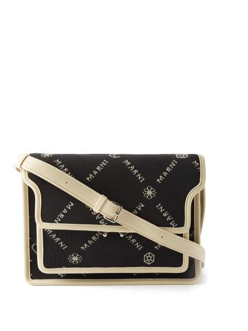 Marni - Trunk Large Logo Cross-body Bag - Mens - Black
