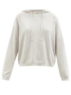 Allude - Hooded Cashmere Sweater - Womens - Light Grey