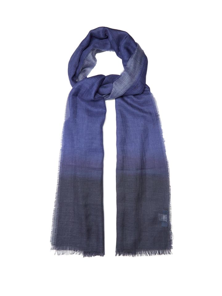 Lanvin Dgrad-print Cashmere-blend Scarf